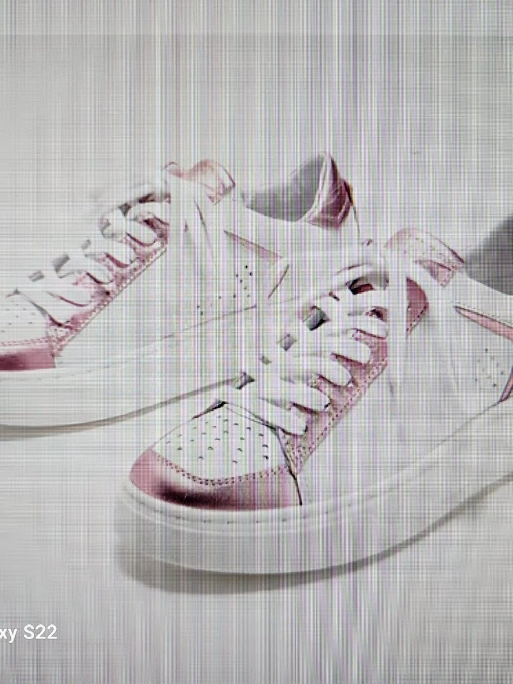 Miz Mooz "Tristin" Blush Metallic Leather Sneakers. NIB. Size EU 41/US 9.5